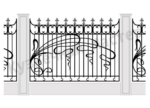 кованые заборы и ворота